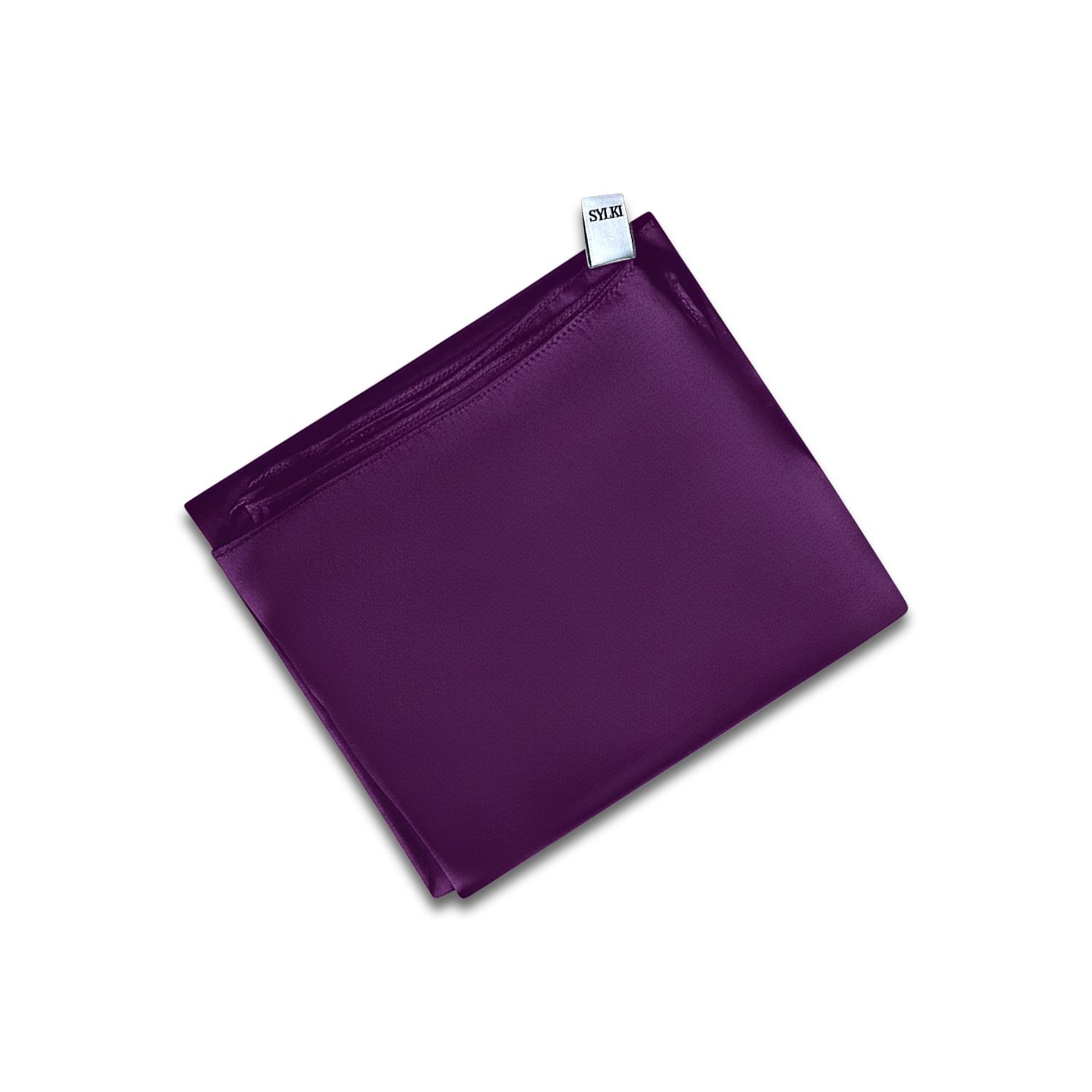 Sylki Women's Small Square Scarf - Purple