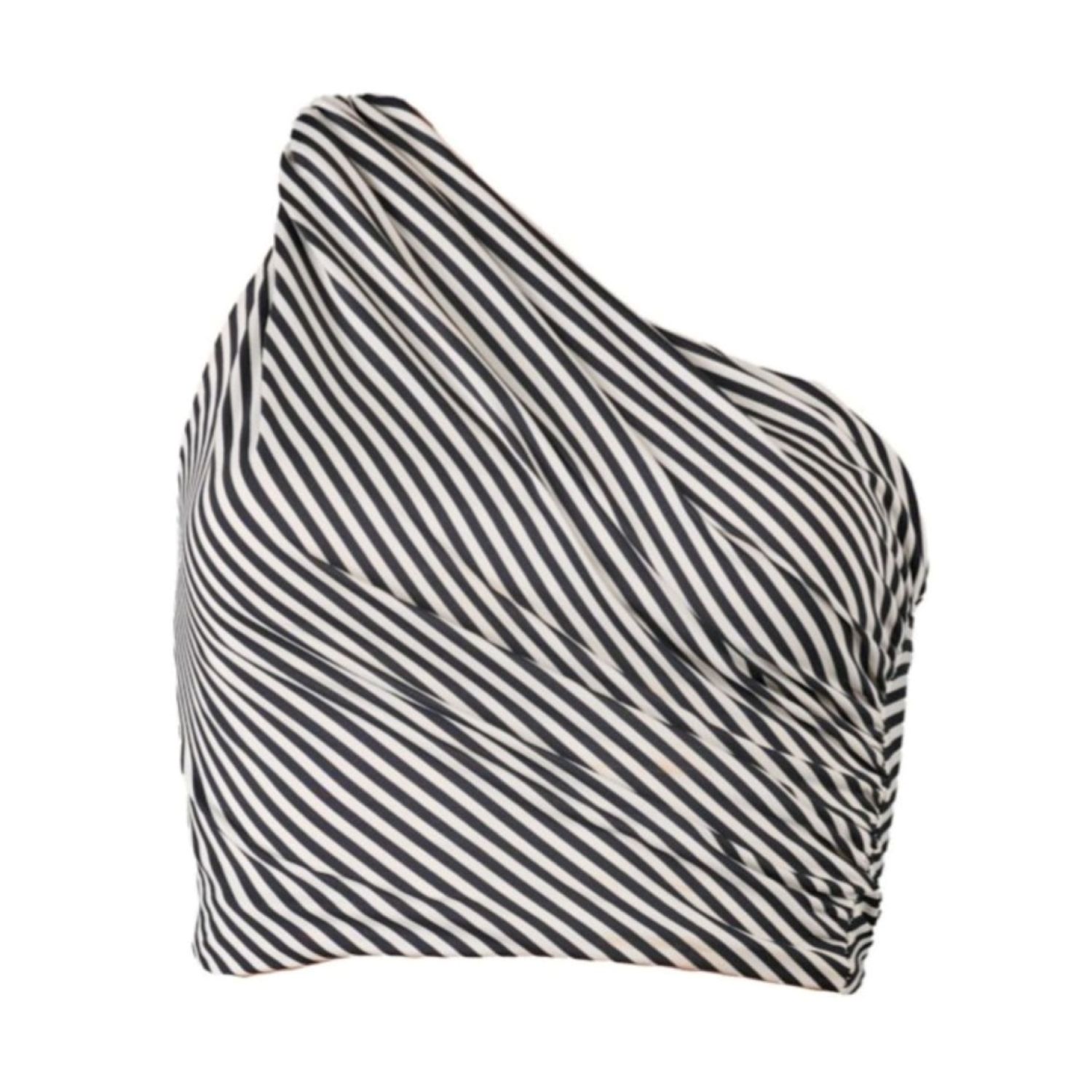 Women's Black / White Roller Girl Top - Black/ White | Medium | Love and Nostalgia