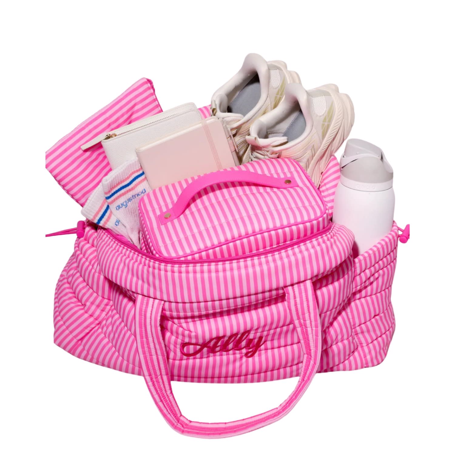 Women's Pink Jenna Palek Weekender Duffle | One Size | Augustnoa