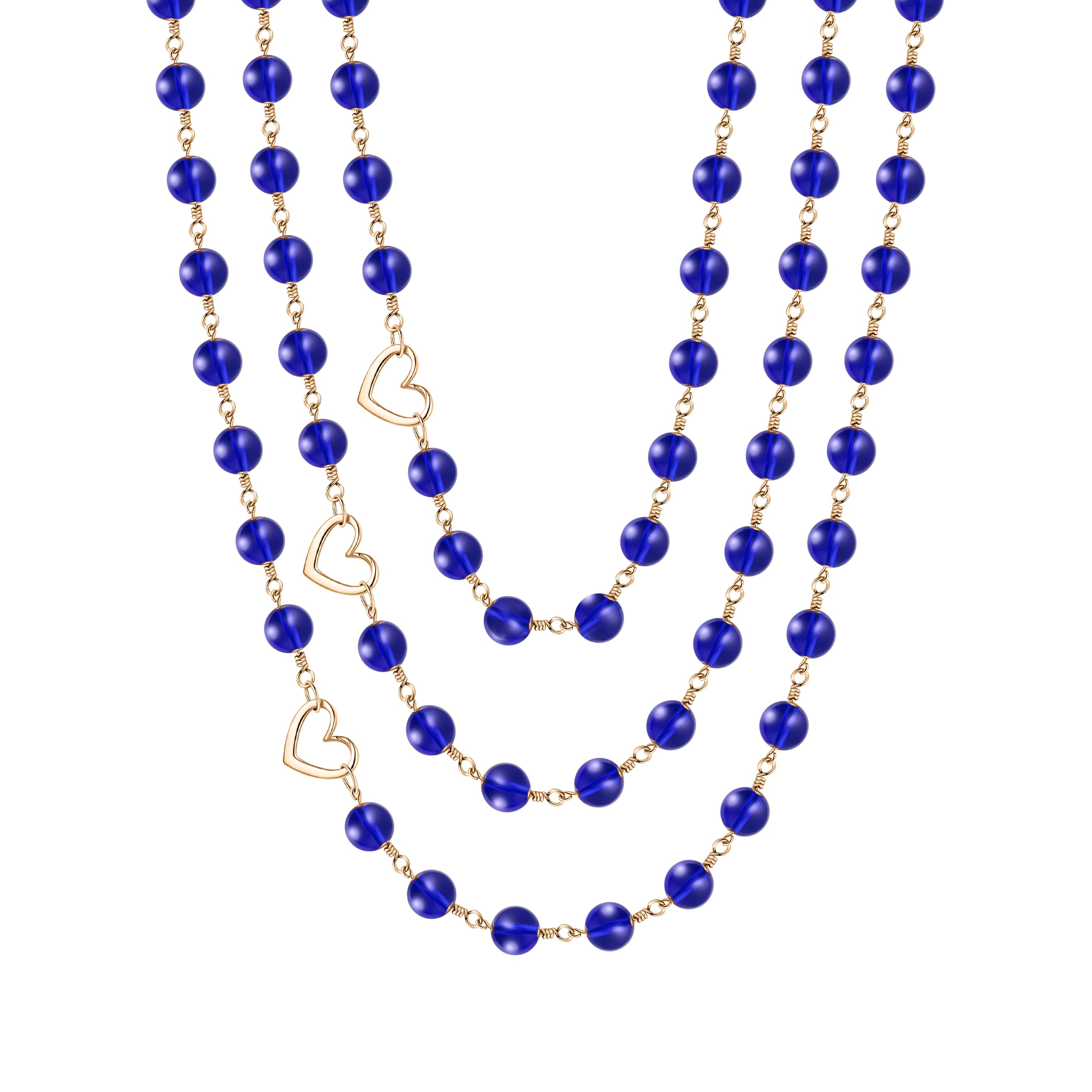 Rejected Hearts Club Women's Blue Azule Socialite Necklace In Blue