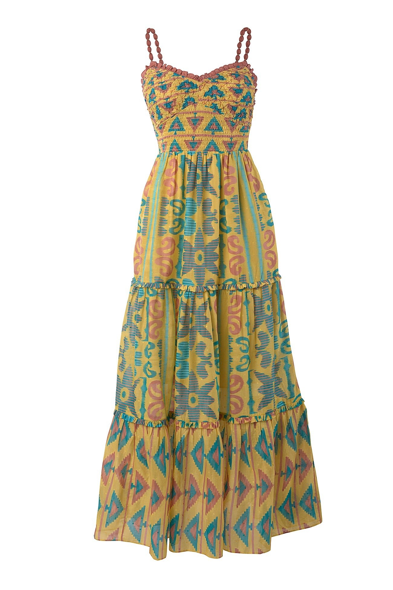Ash & Eden Savari In Yellow/orange