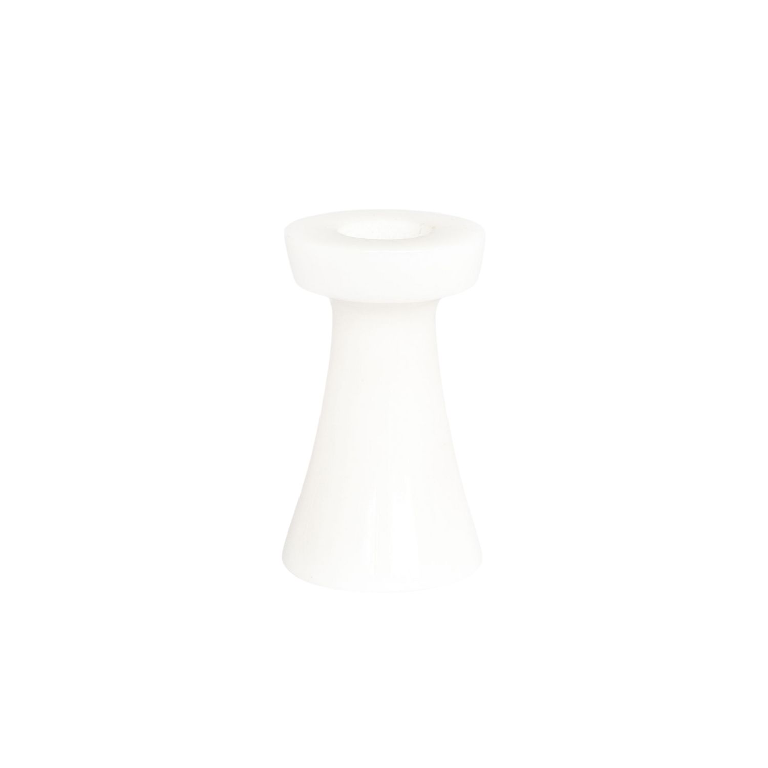 Urban Society Studio White Lyla Marble Candle Holder - Mini In White