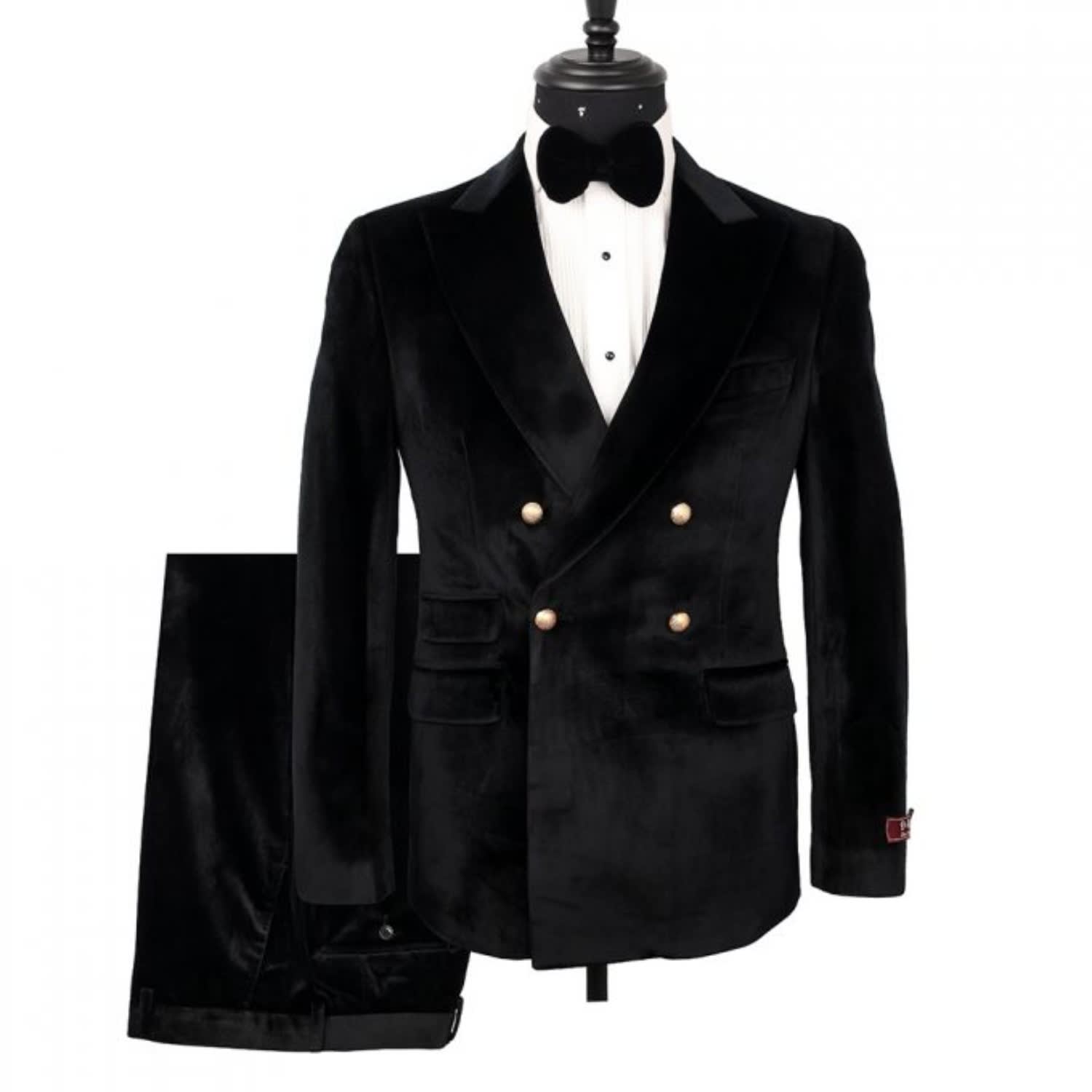 Buy Black Double Breasted 2 Piece Suit – Eaden Myles