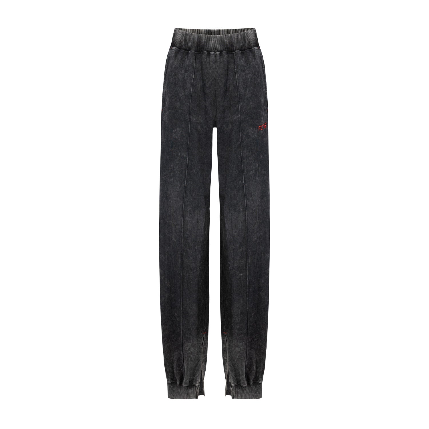 Pcfg Black / Grey Free Heaven Acid Wash Sweatpant - Women In Black/grey