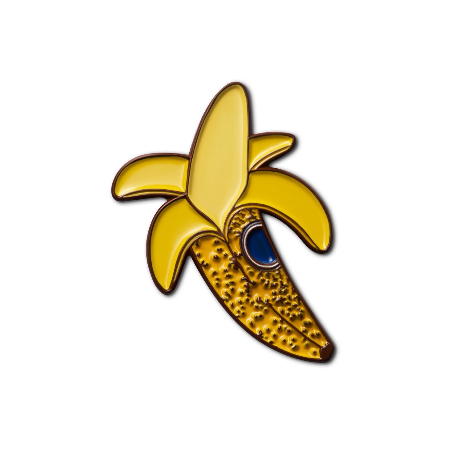 Women’s Yellow / Orange Enamel Pin Bananas Make Heads Turn