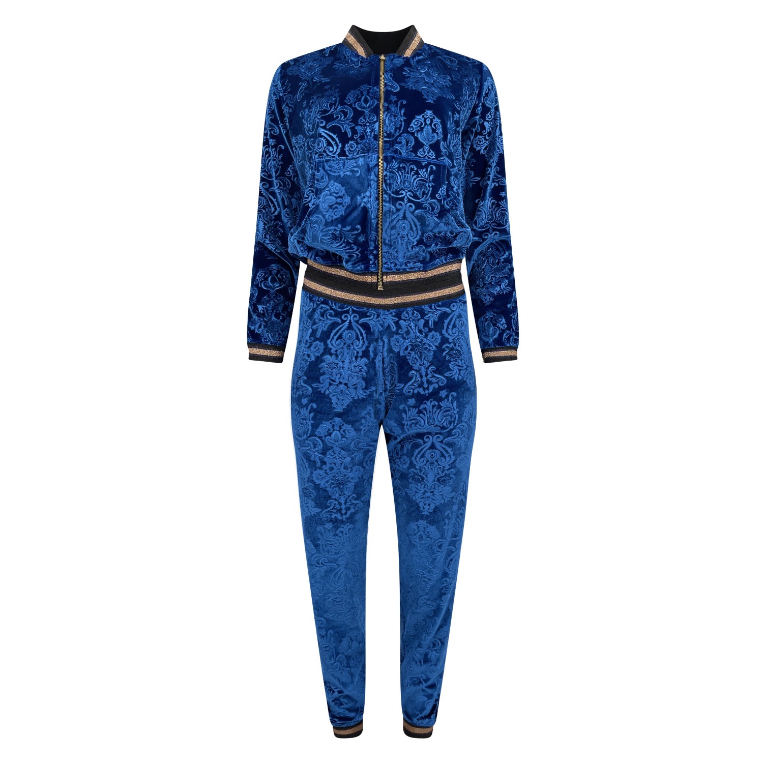 Royalty Velour Tracksuit - Blue Large Maui X Lolita