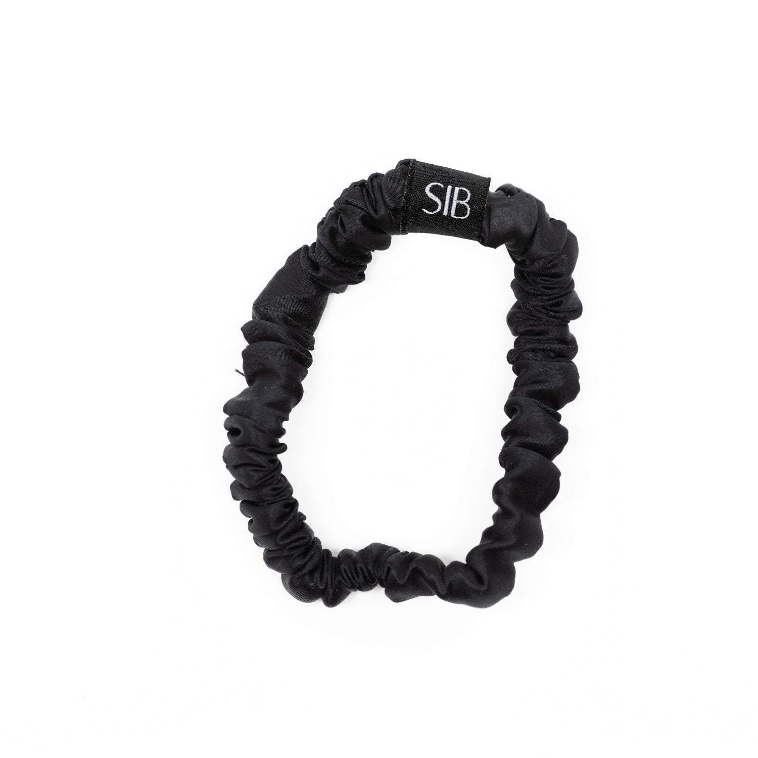 Sib Silk Women's Sib® Silk Scrunchie Skinny Black