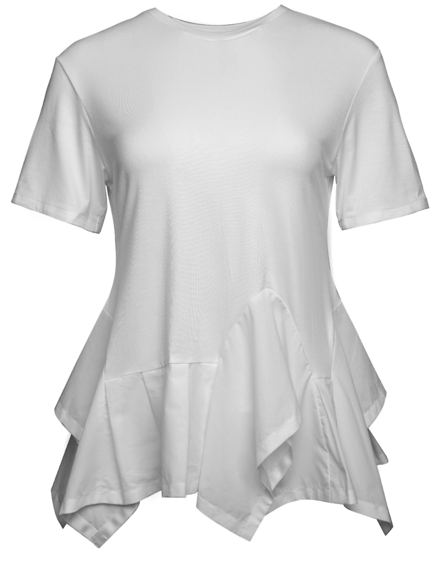 Women’s Flo T-Shirt - White Large Helene Galwas