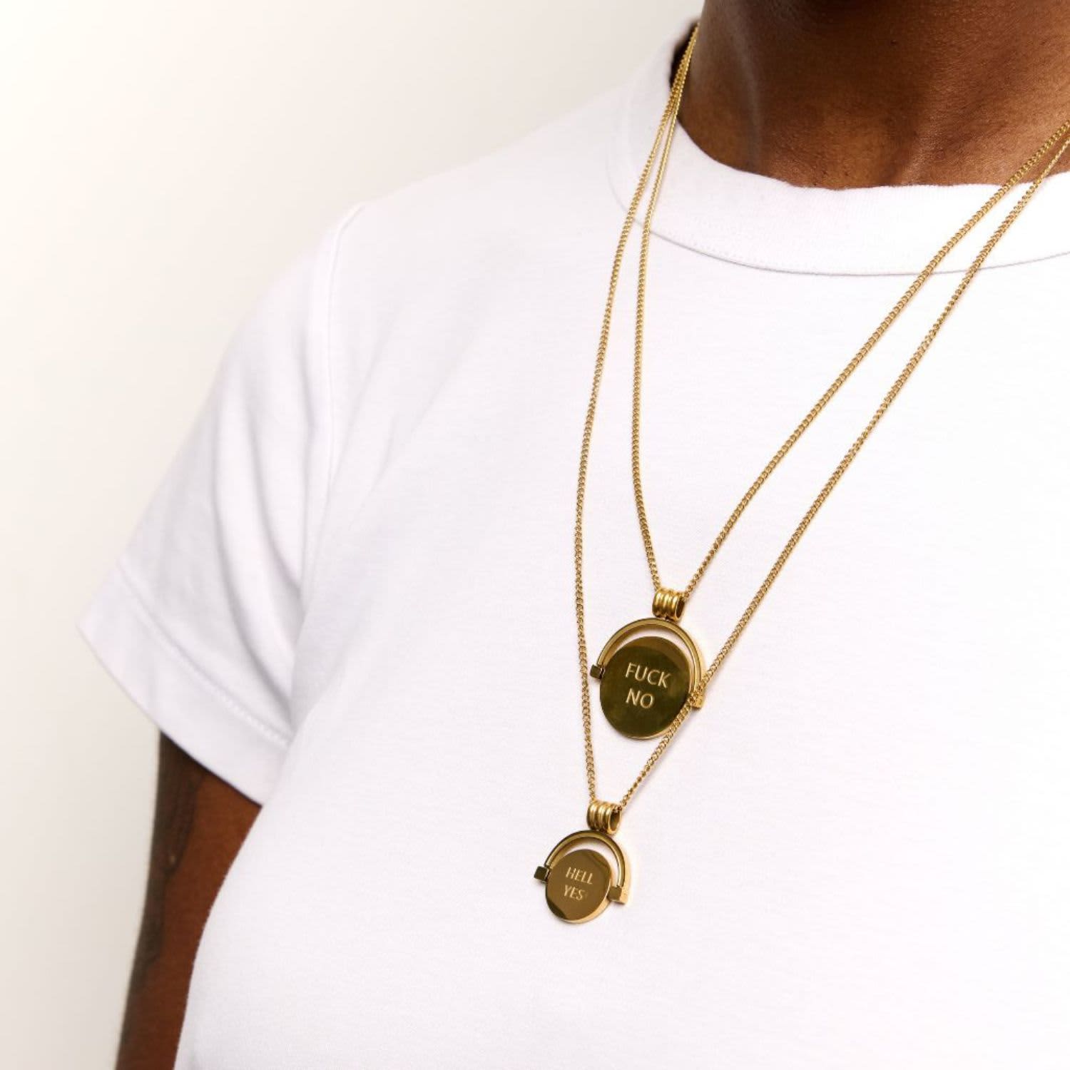 Destiny Hell Yes/Fuck No Spinner Chain | Hoops + Chains LDN | Wolf