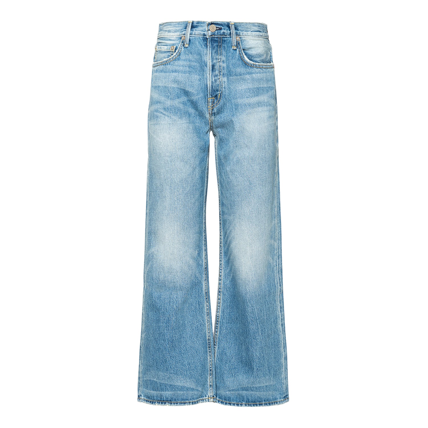 Noend Denim Hailey Wide Culotte Jeans In Blue