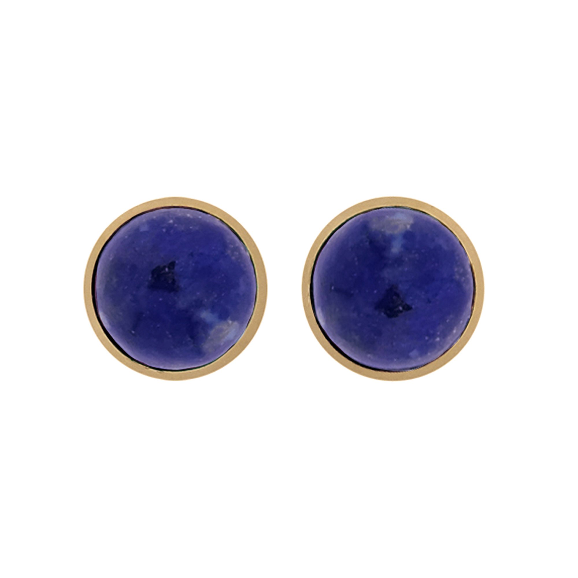 Charlotte's Web Jewellery Women's Blue / Gold Maya Interchangeable Gold Vermeil Stud Earrings - Lapis Lazuli In Multi
