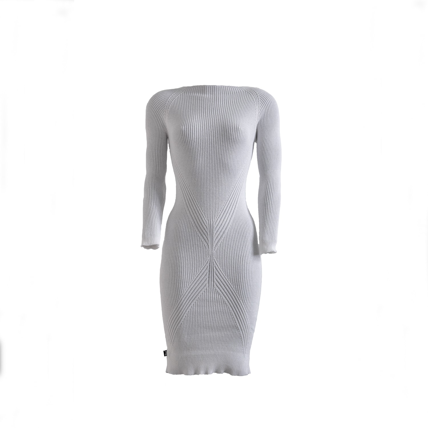 Süel Knitwear Women's Gabi Dress Elastic White In White