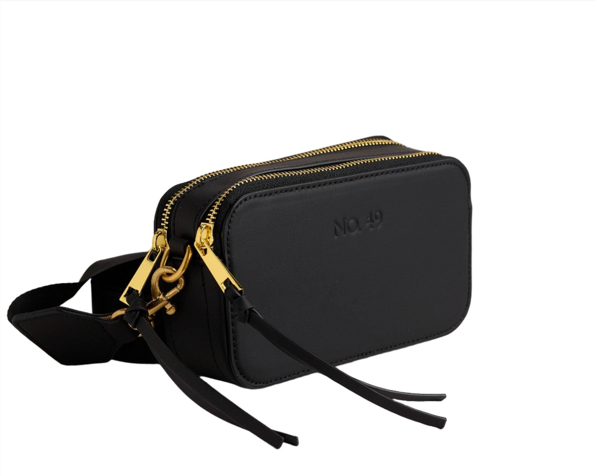 No.49 Handbags Women's Kiki Black Camera Bag In Black