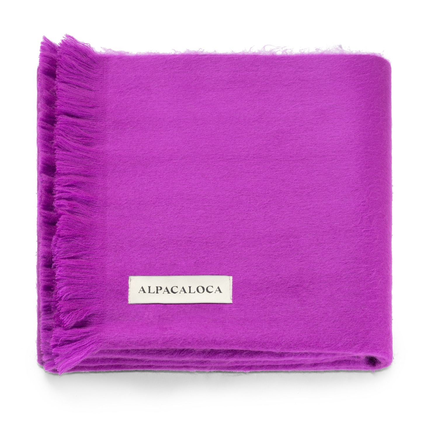 Alpaca Loca Women's Scarf Plum Purple In Purple