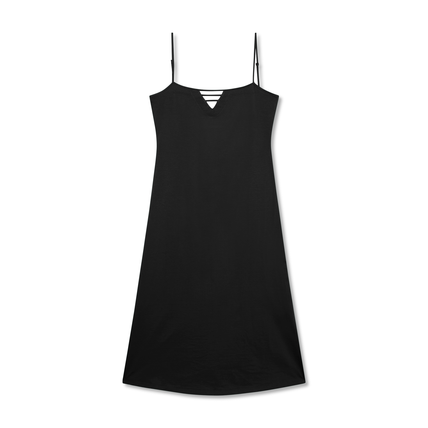Marianne By Marie Jordane Women's Karma Open-back Midi Dress Black In Black