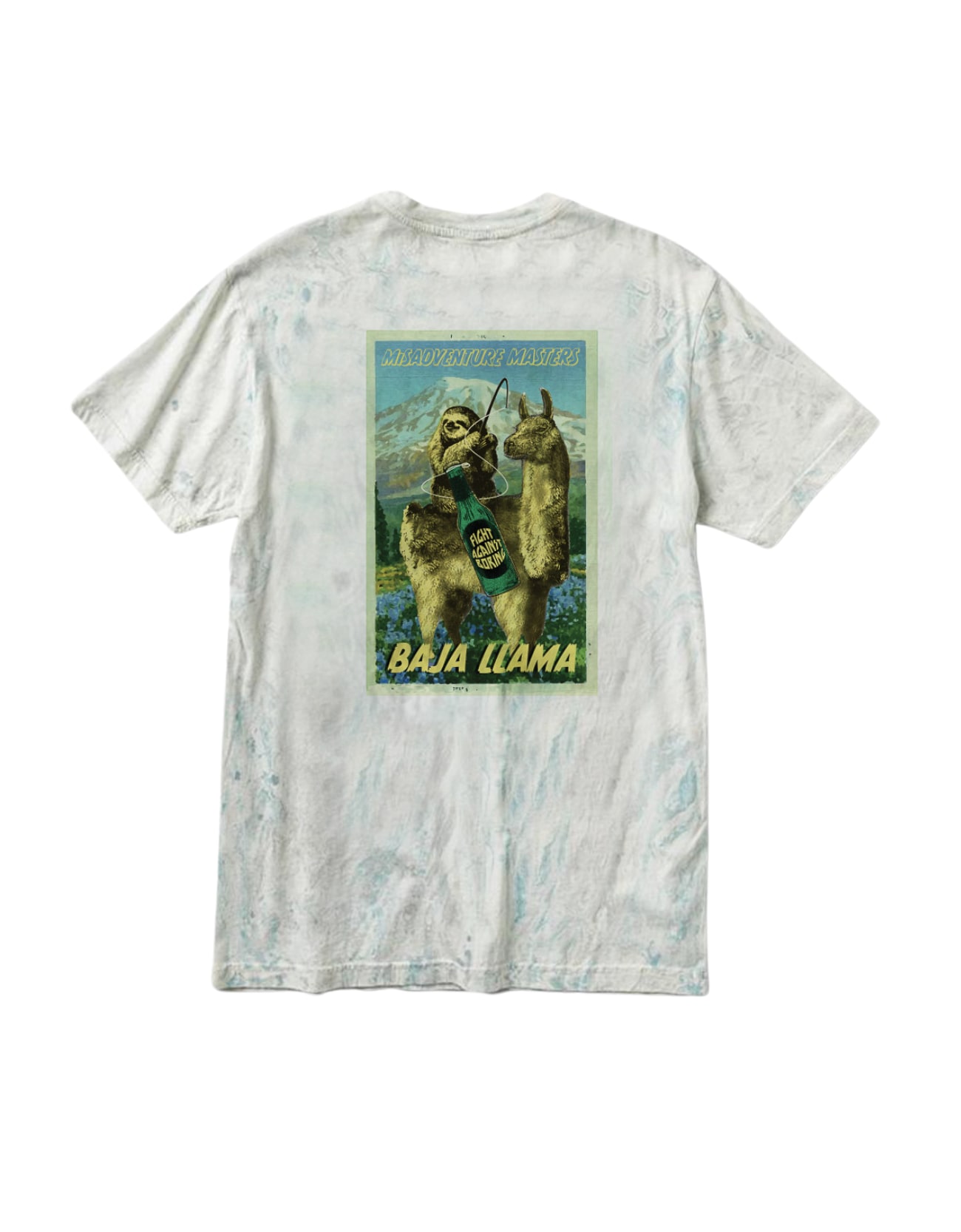 Men’s Grey 2 Best Friends - Primo Graphic Tee Extra Large Baja Llama