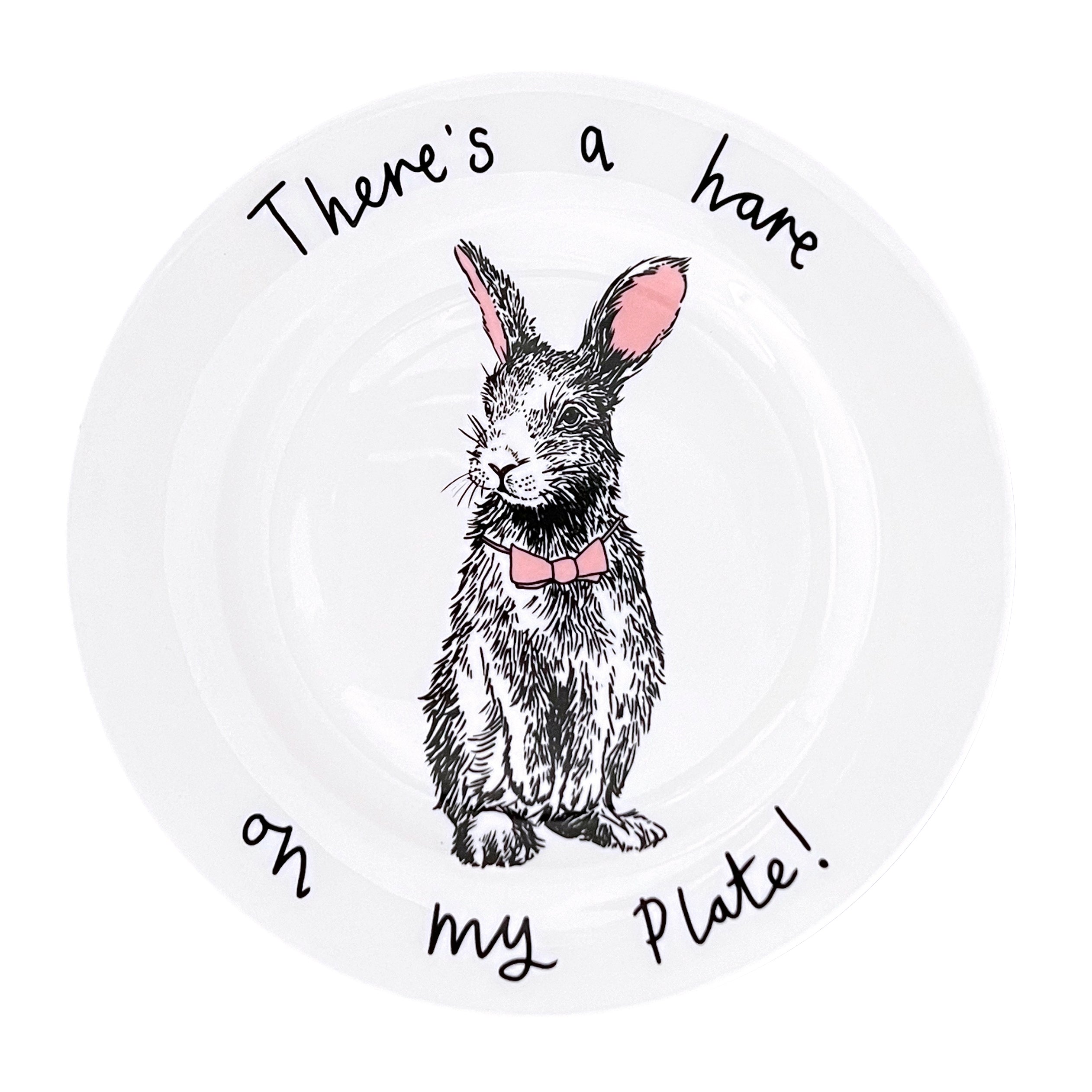 Jimbobart There's A Hare On My Plate Side Plate