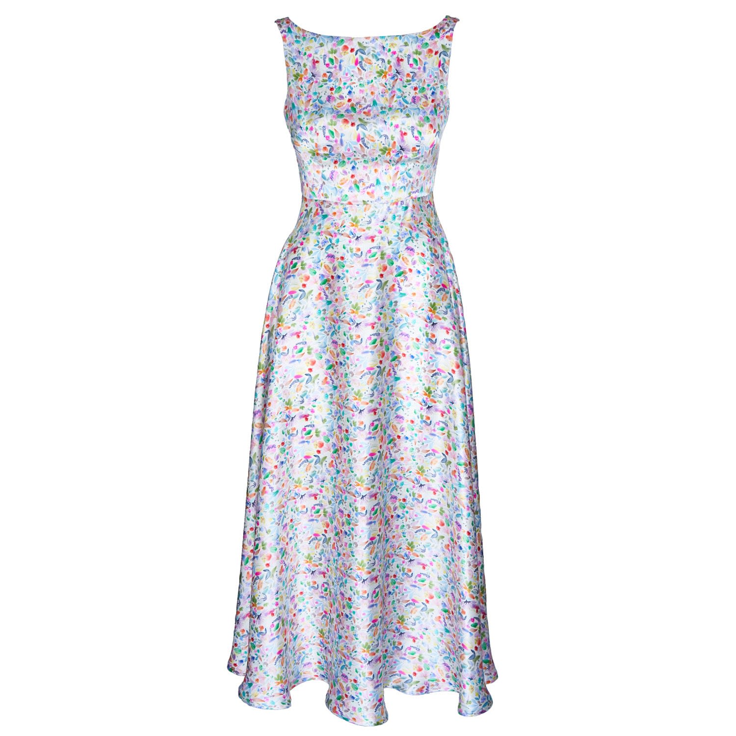 Sofia Tsereteli Watercolor Evening Dress