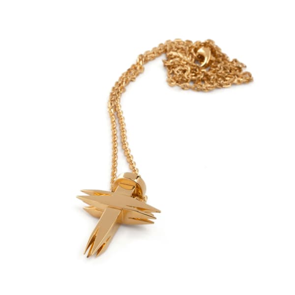Gucci Nail & Cross Gold Pendant In Gold