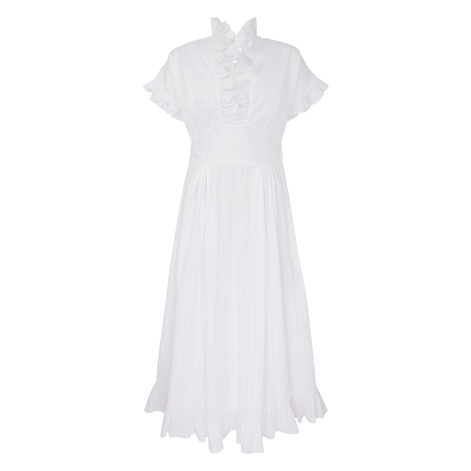 Cafe Society Kimono Dress White Lisa The Label Wolf Badger