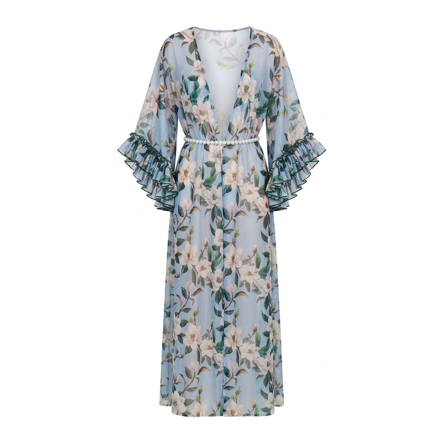 Women's Blue Atlas Allure Beachdress | One Size | Nur Karaata
