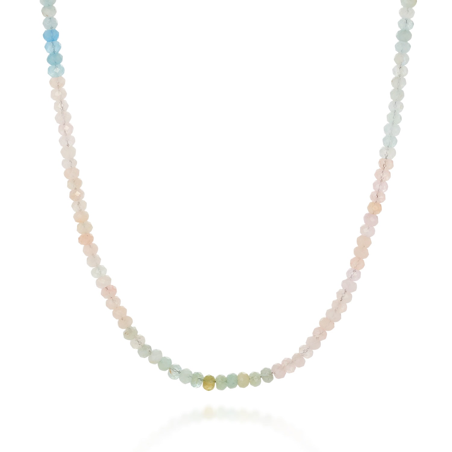 Nellou Jewellery Women's Mixed Beryl Mini Bead Necklace