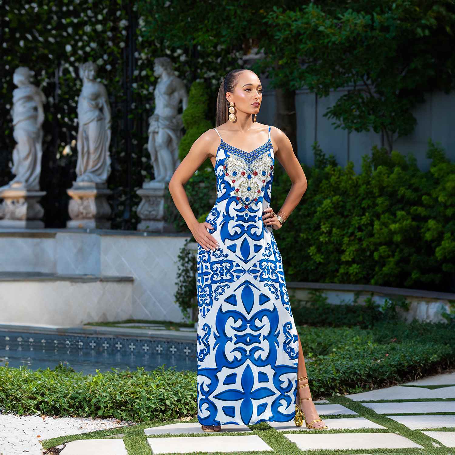 knee length dresses for ladies Trisha Paterson Collection