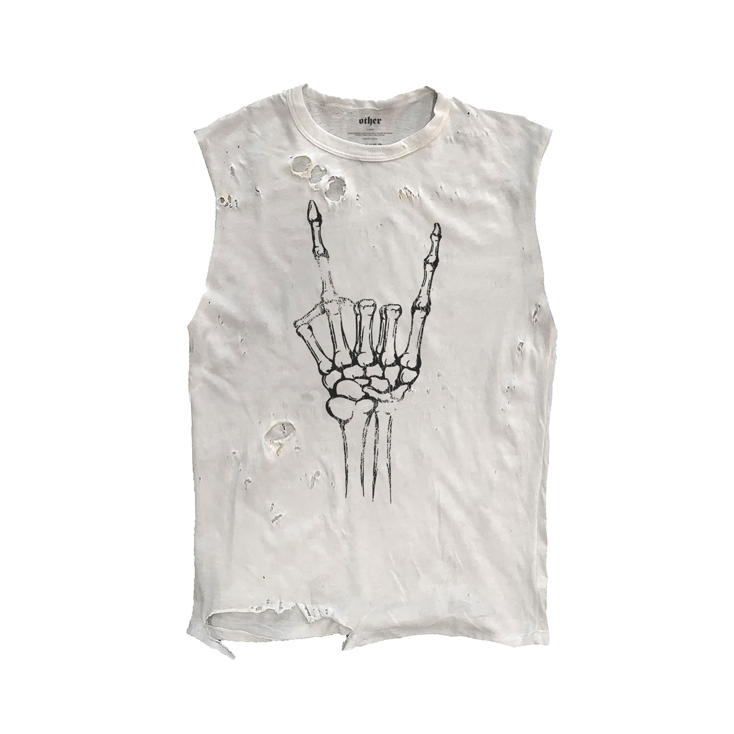 Women’s Rock - Thrasher Tank - White Extra Small OTHER UK