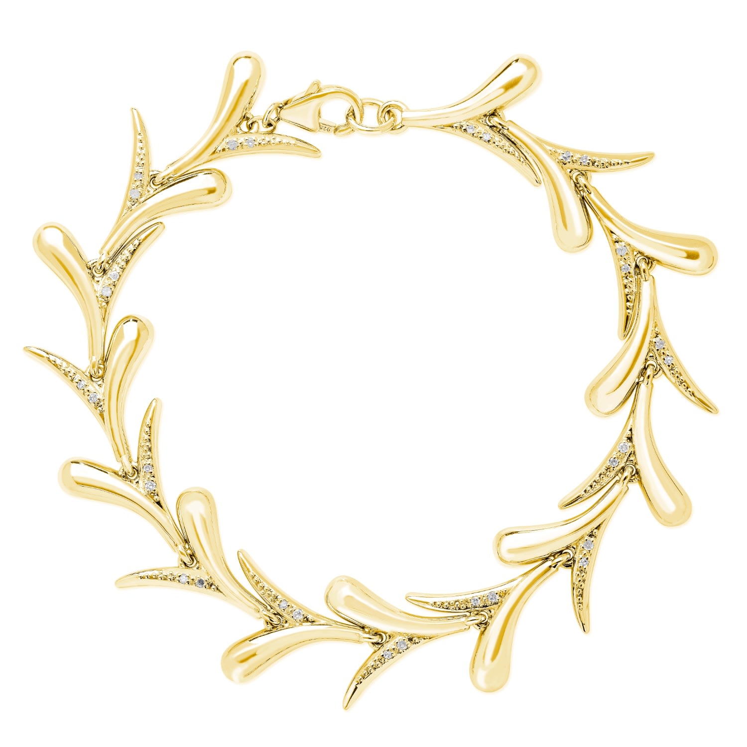 Lucy Quartermaine Women's Sycamore Bracelet In Gold Vermeil