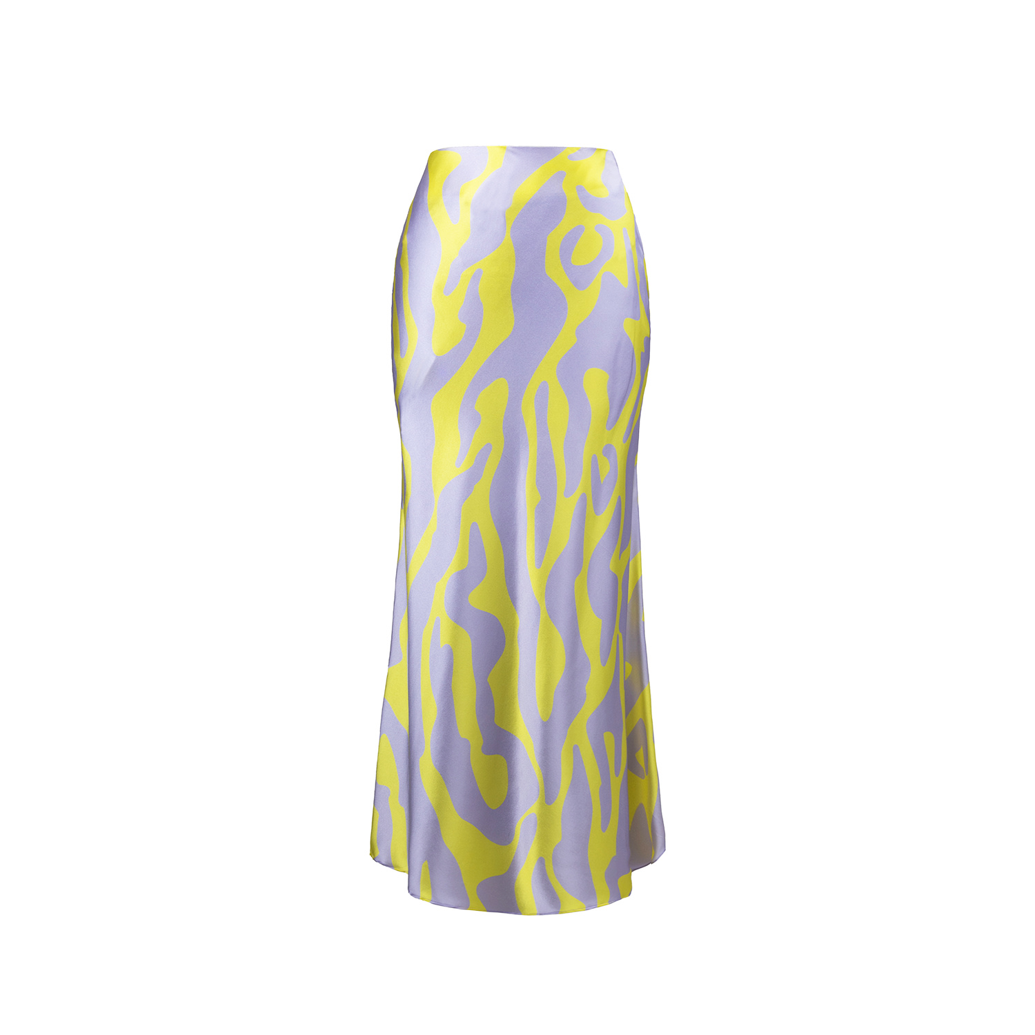 Solgo Atelier Women's Samantha Silk Slip Skirt In Purple