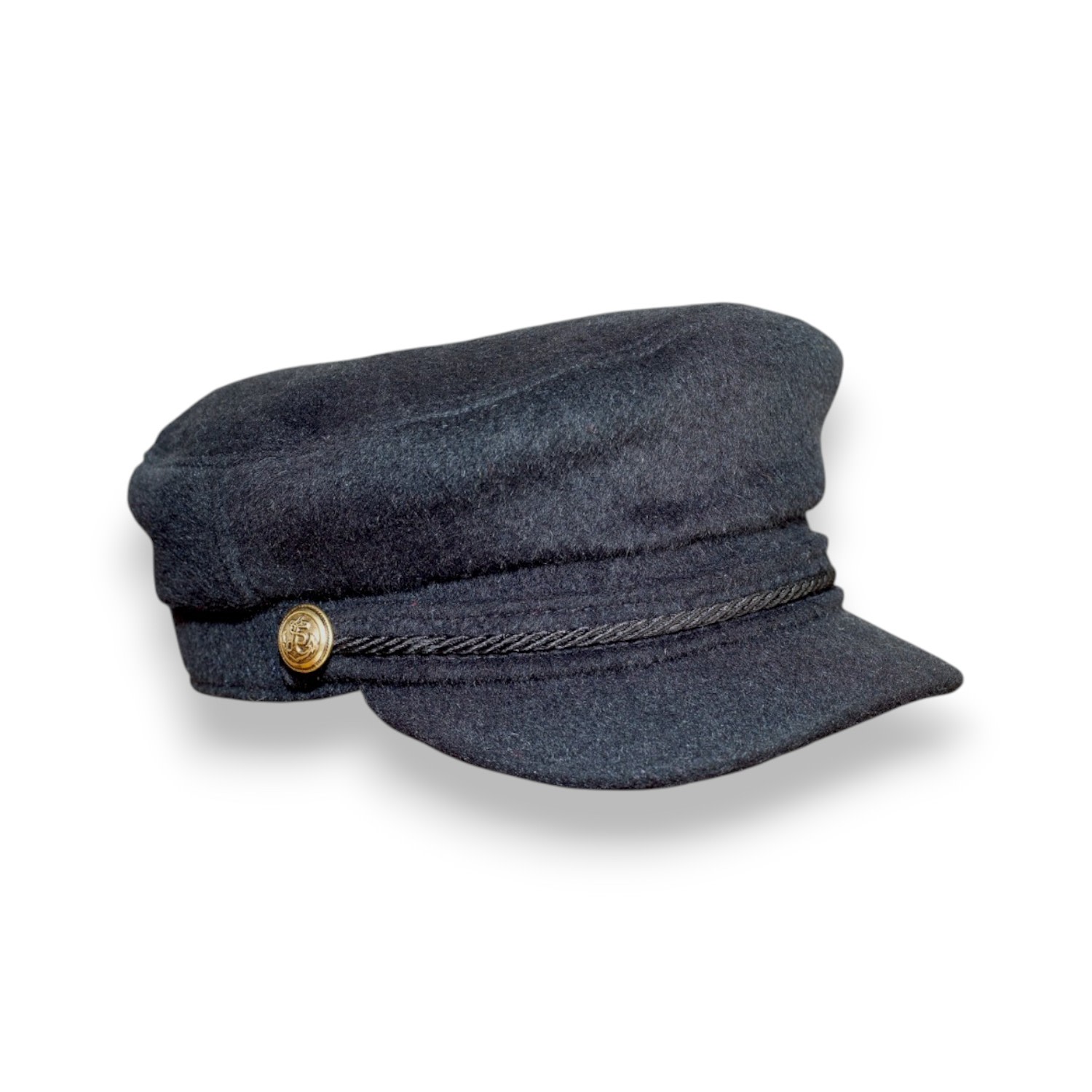 Mister Miller - Master Hatter Women's Skipper's Mate Sailor Hat In Black Mohair In Black