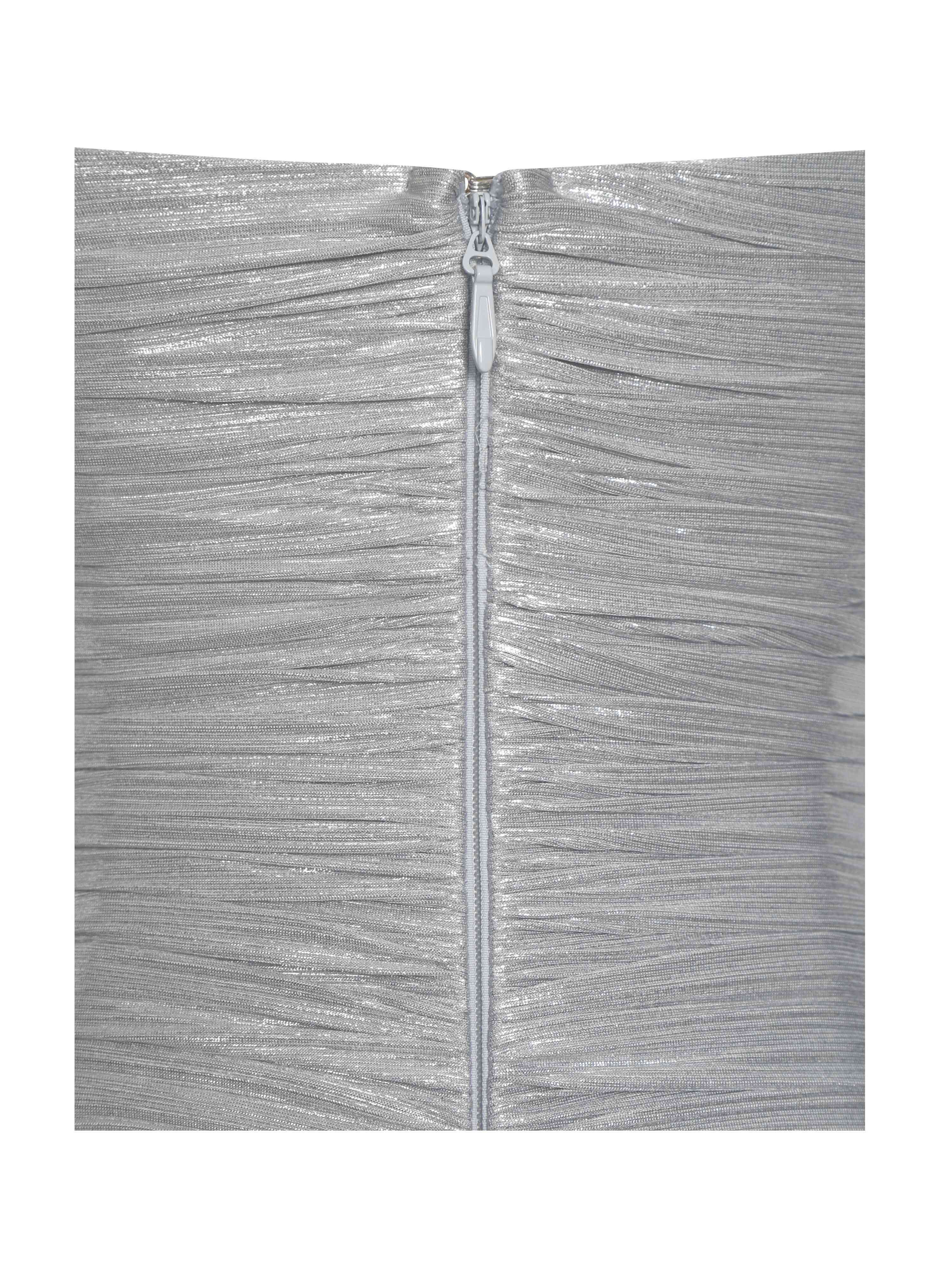 palmer silver glitter drop waist maxi dress | Miss Circle New York bridal_sash