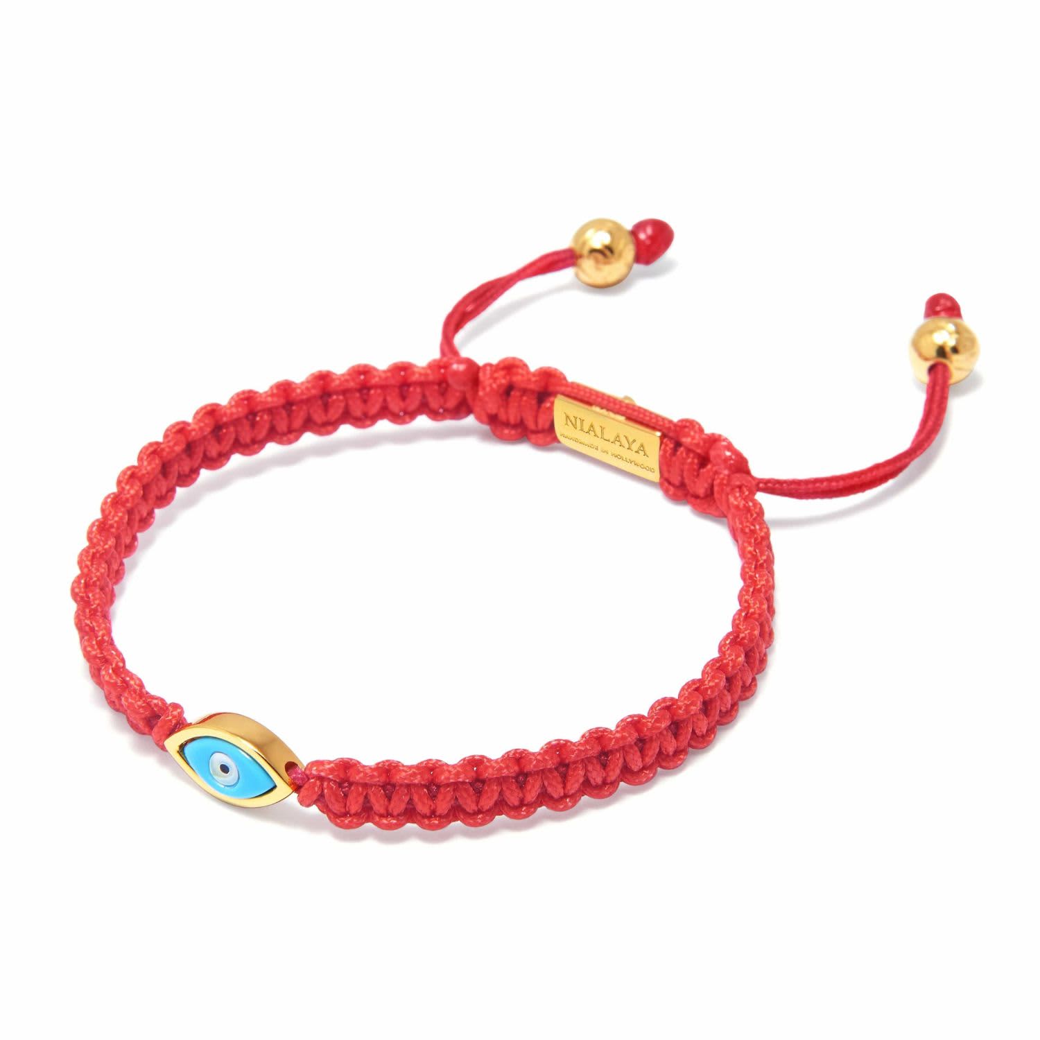 Elephant Evil Eye Red String Bracelet - Handmade Lucky Protection Bracelet For Men & Women (Adjustable)