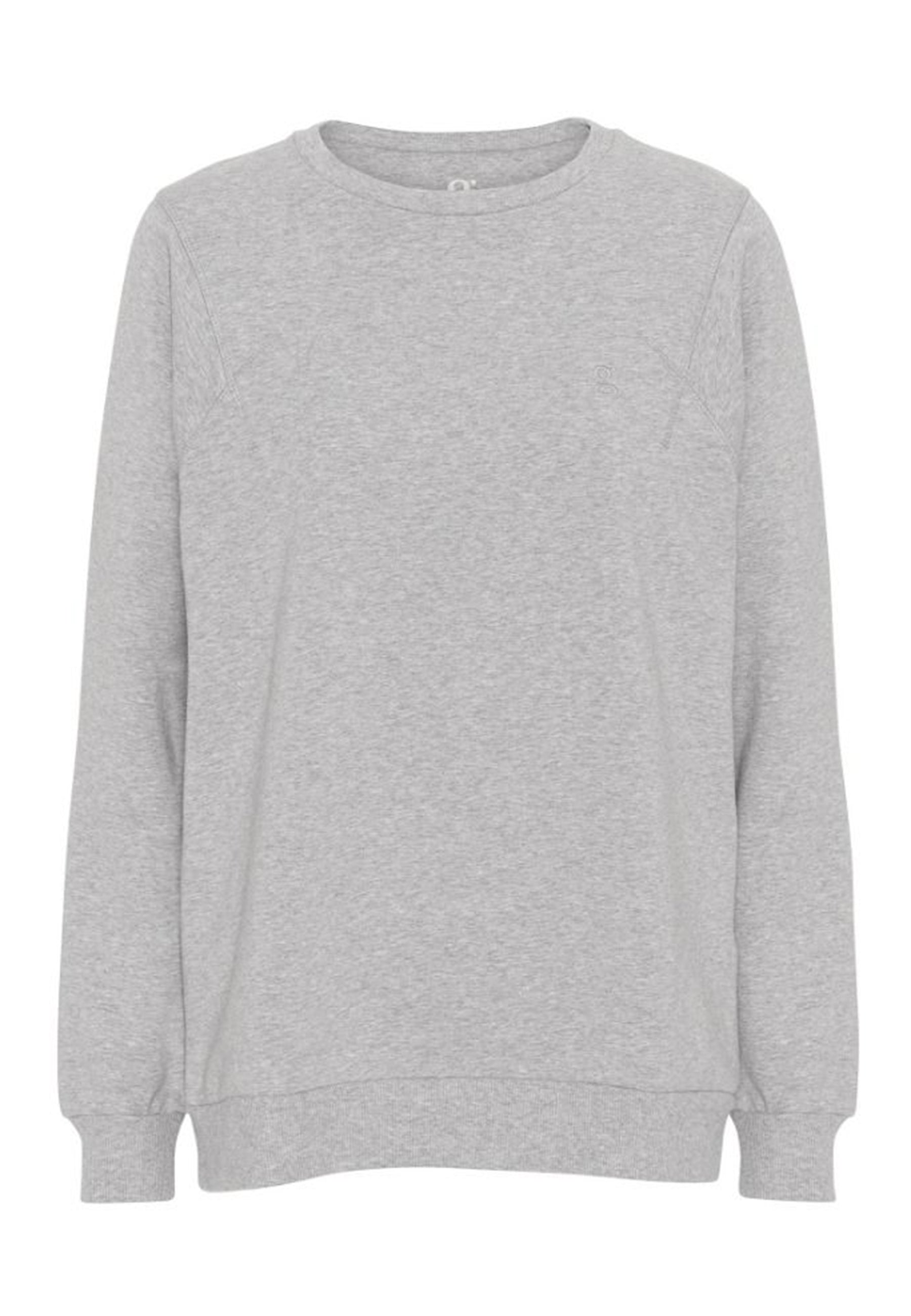 Grobund Women's  Sava Sweatshirt - The Oversize In Grey Melange In Grey