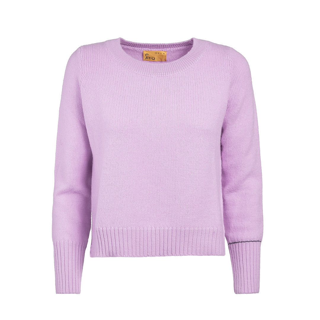 Women’s Pink / Purple Andean - Sunset Pink Alpaca Jumper S/M Cayo