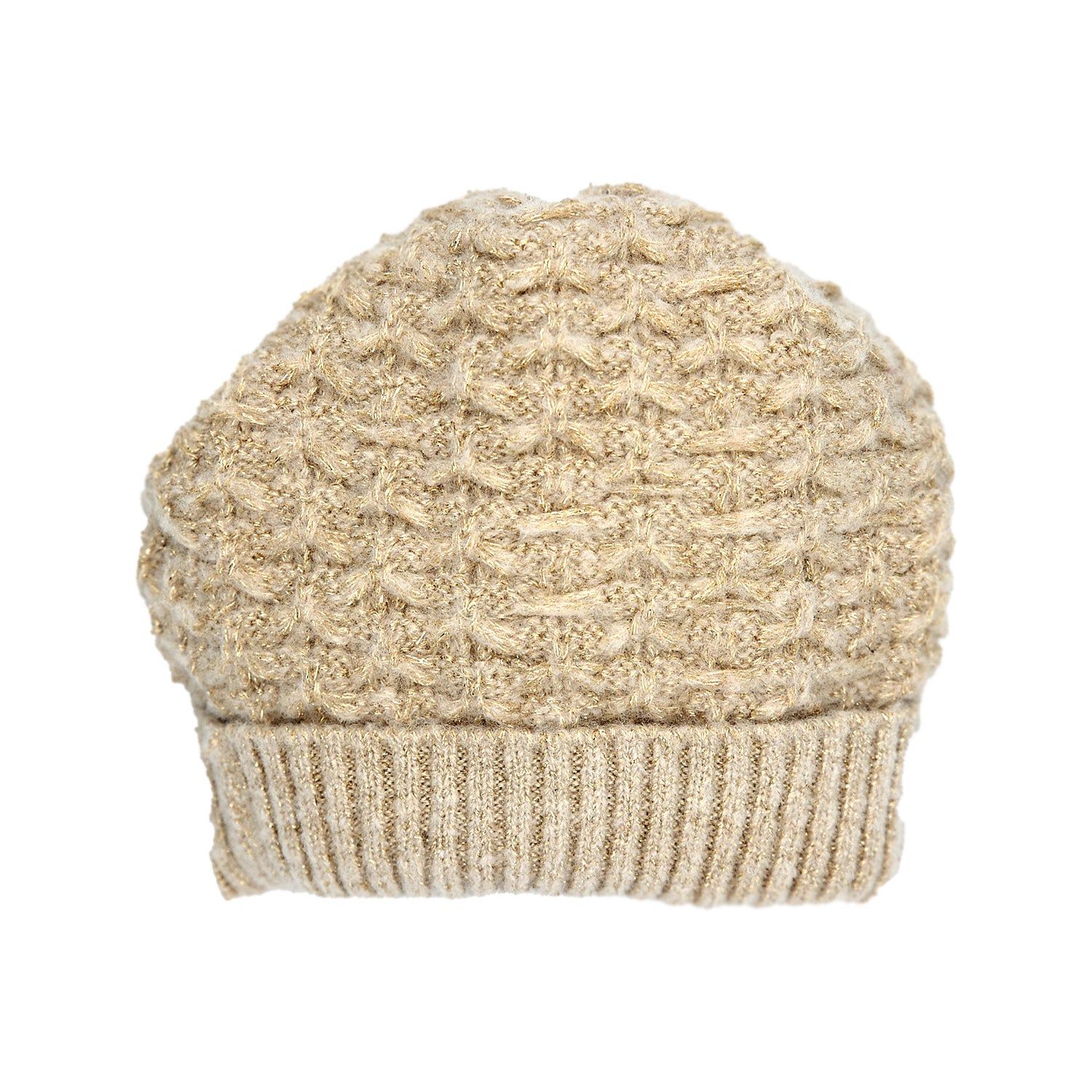 Maison Bogomil Women's Slouchy Cableknit Beanie - Gold In Gold