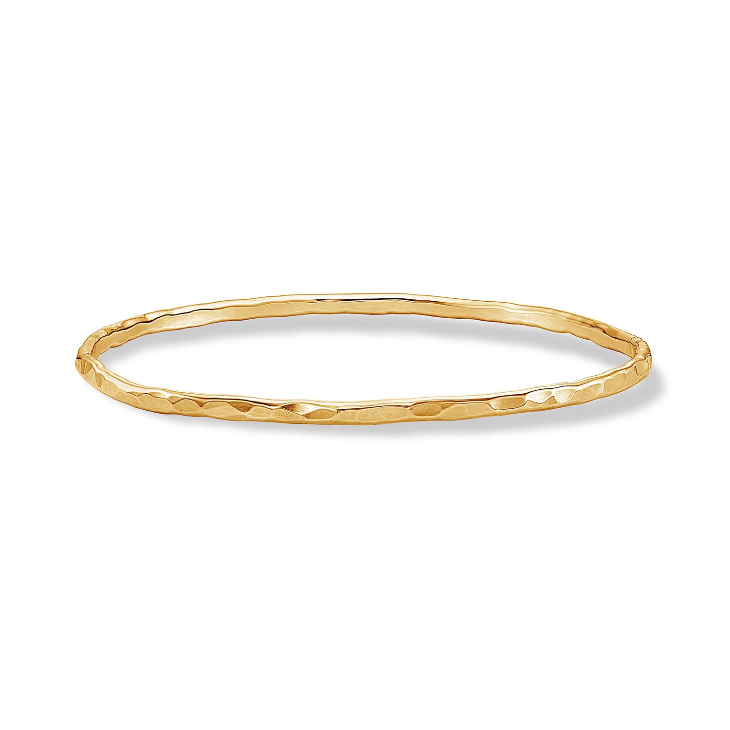 Dower & Hall Hammered Nomad Bangle In Gold