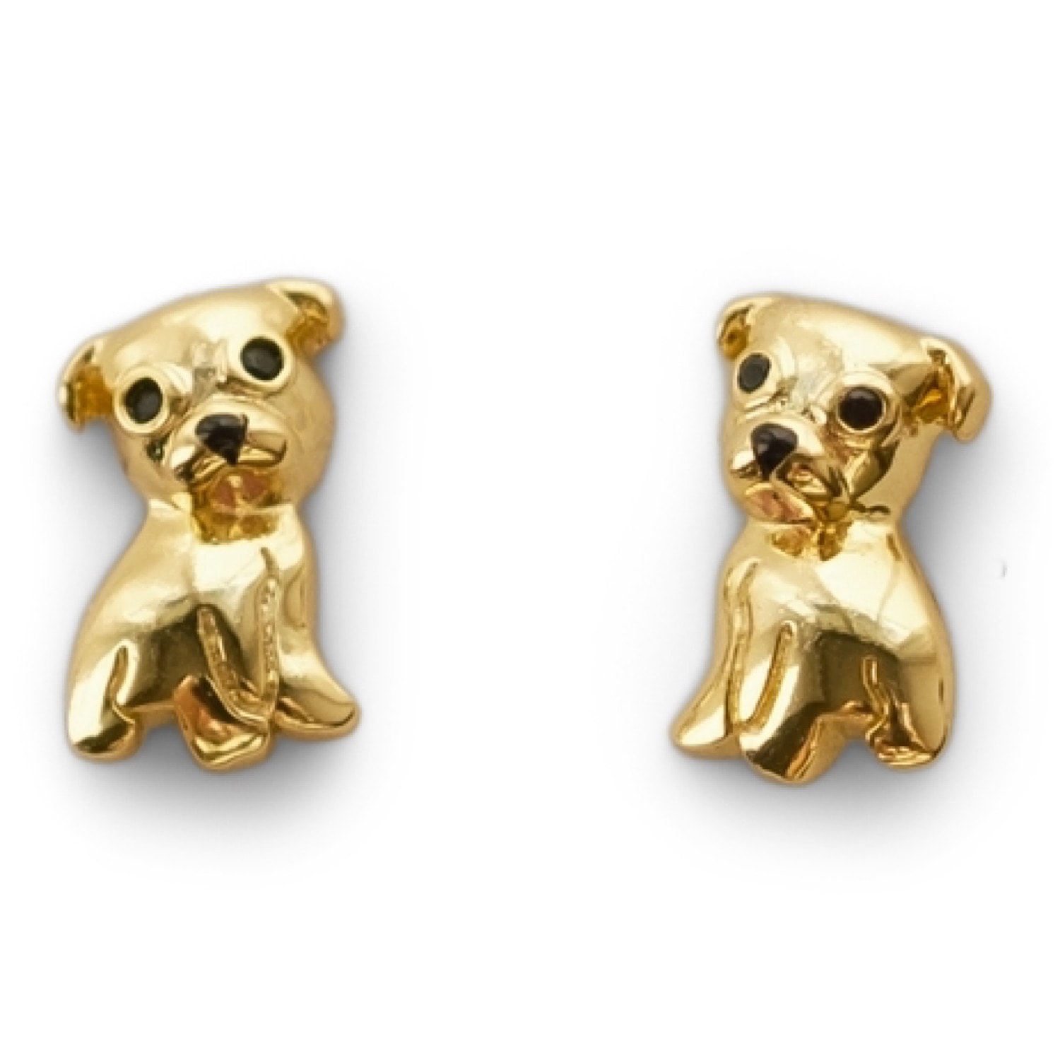 Cloud Haven Women's  Pit Bull Stud Earrings Gold