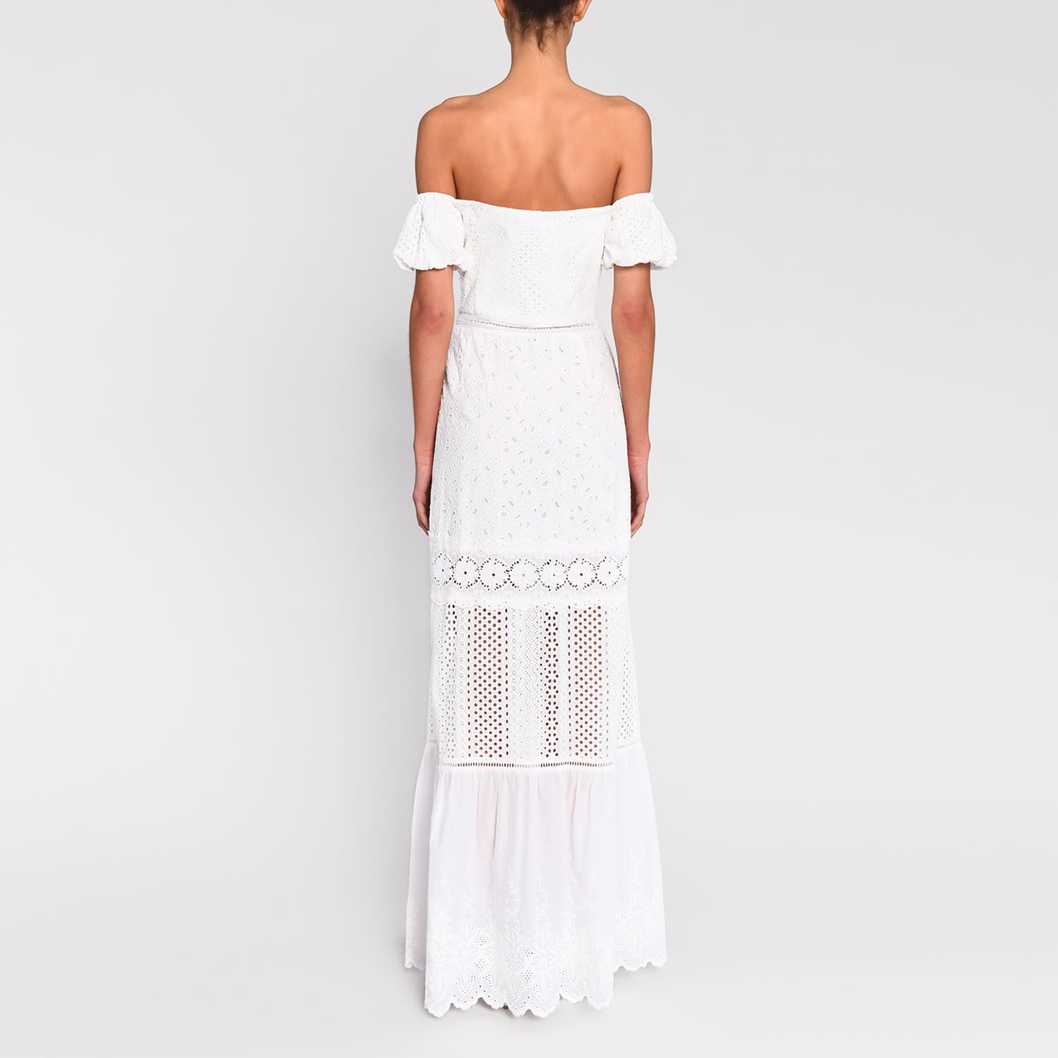 bardot broderie dress