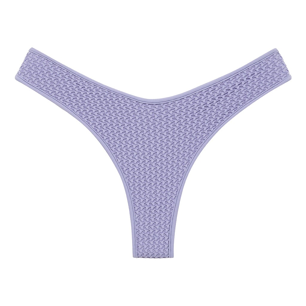 Montce Swim Women's Pink / Purple Lavender Crochet Lulu Bikini Bottom
