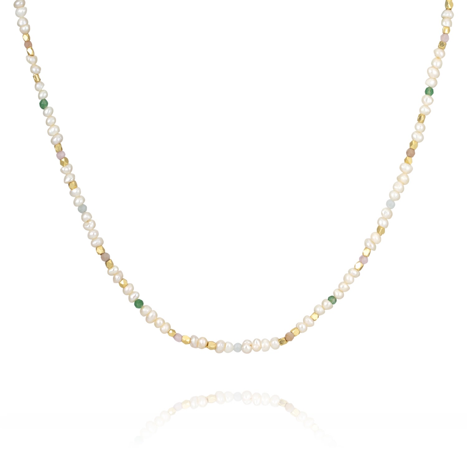 Coco & Kinney Women's Blue Ottile Pearl Necklace In Blue
