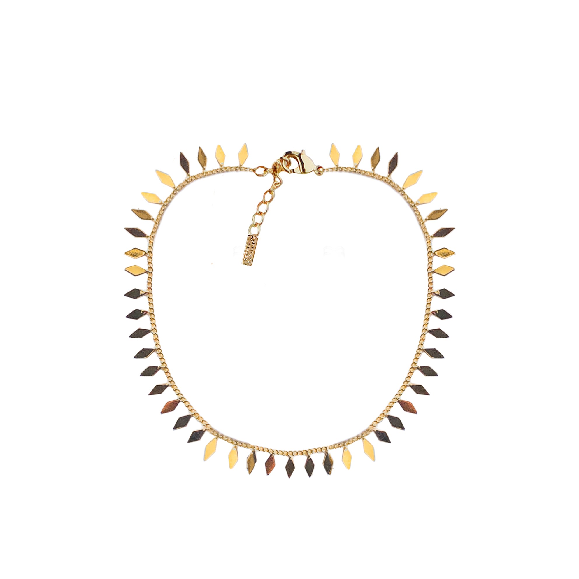 Adriana Pappas Designs Women's Diamond Drips Anklet In Yellow