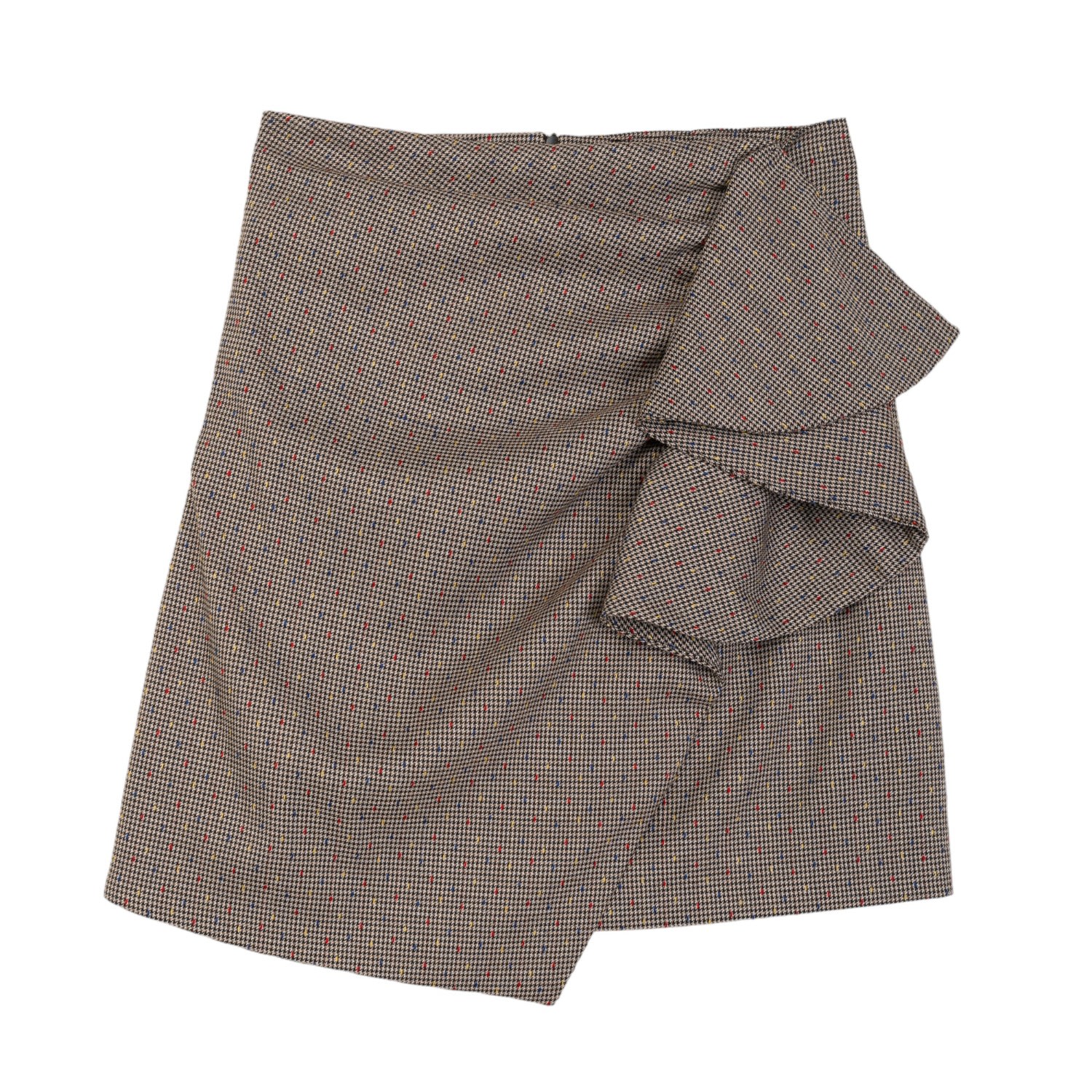 Women’s Grey Draped Mini Skirt Small Dolores Promesas