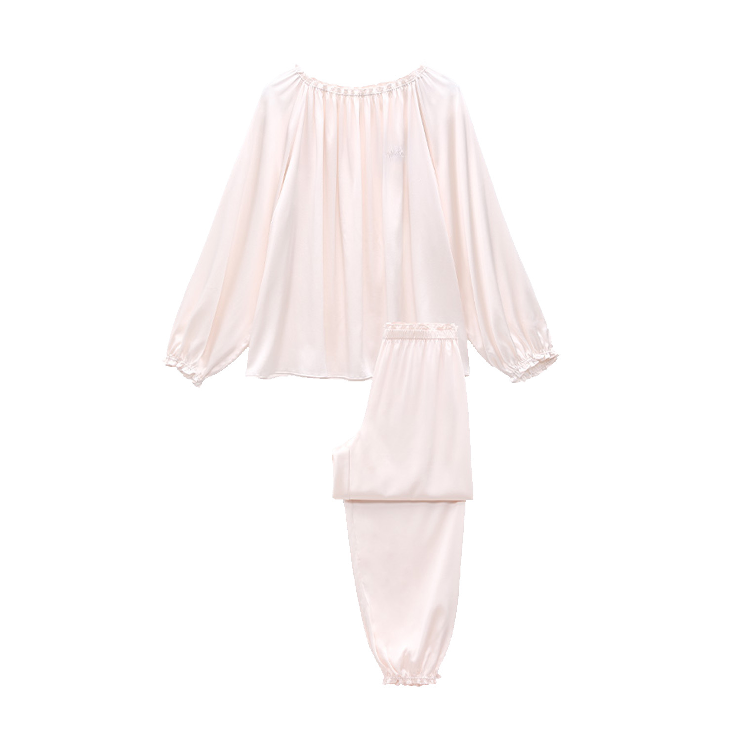 Manito Pink / Purple Fairy Women's Pajama Set - Ballet Pink In Pink/purple