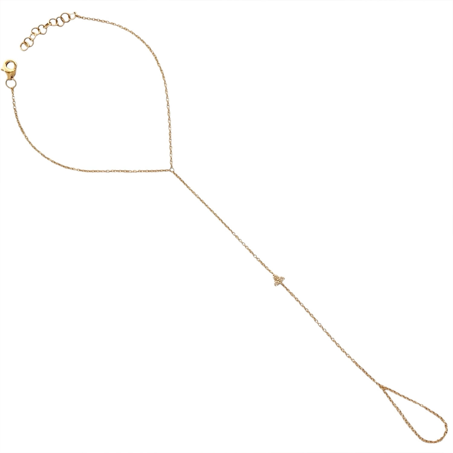 Neshi Designs Women's Gold Tessa Hand Chain In Gold