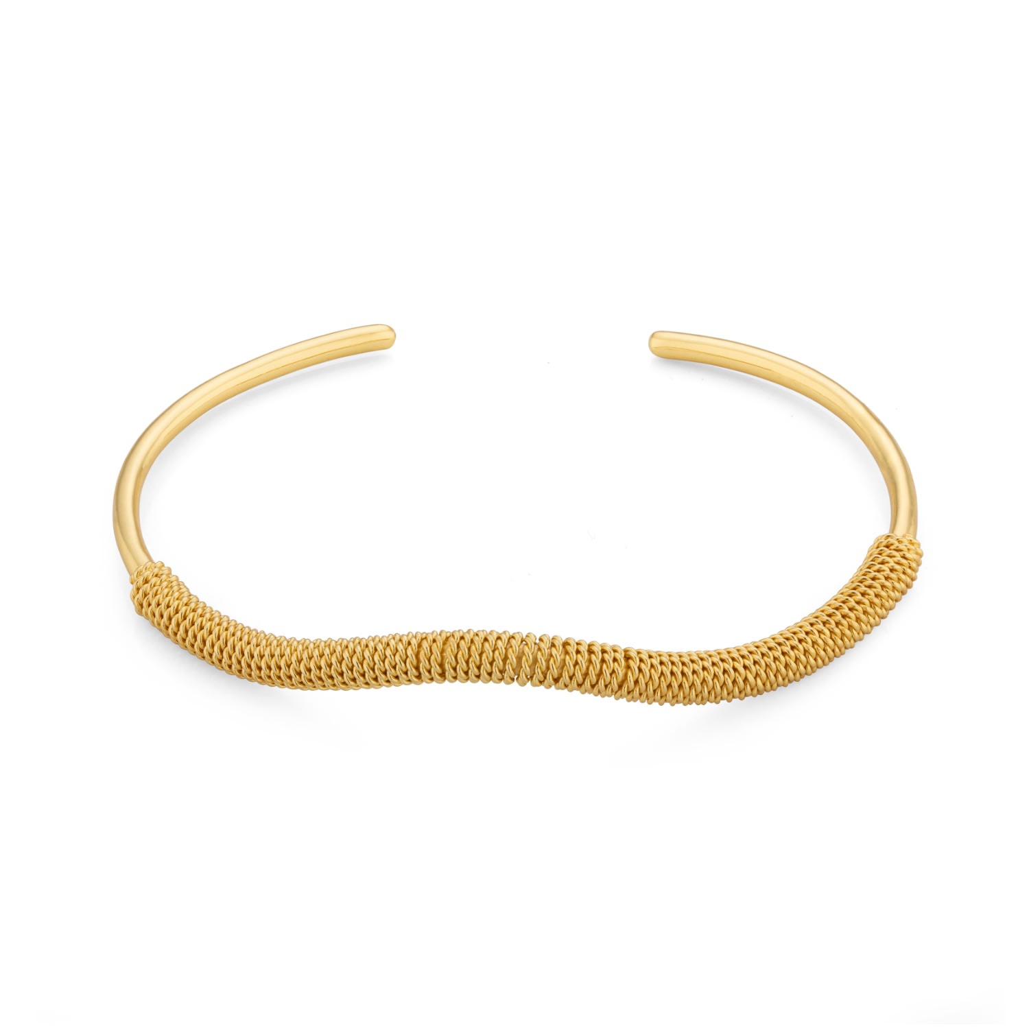 Coco & Kinney Women's Gold Delphi Adjustable Twist Bangle In Gold