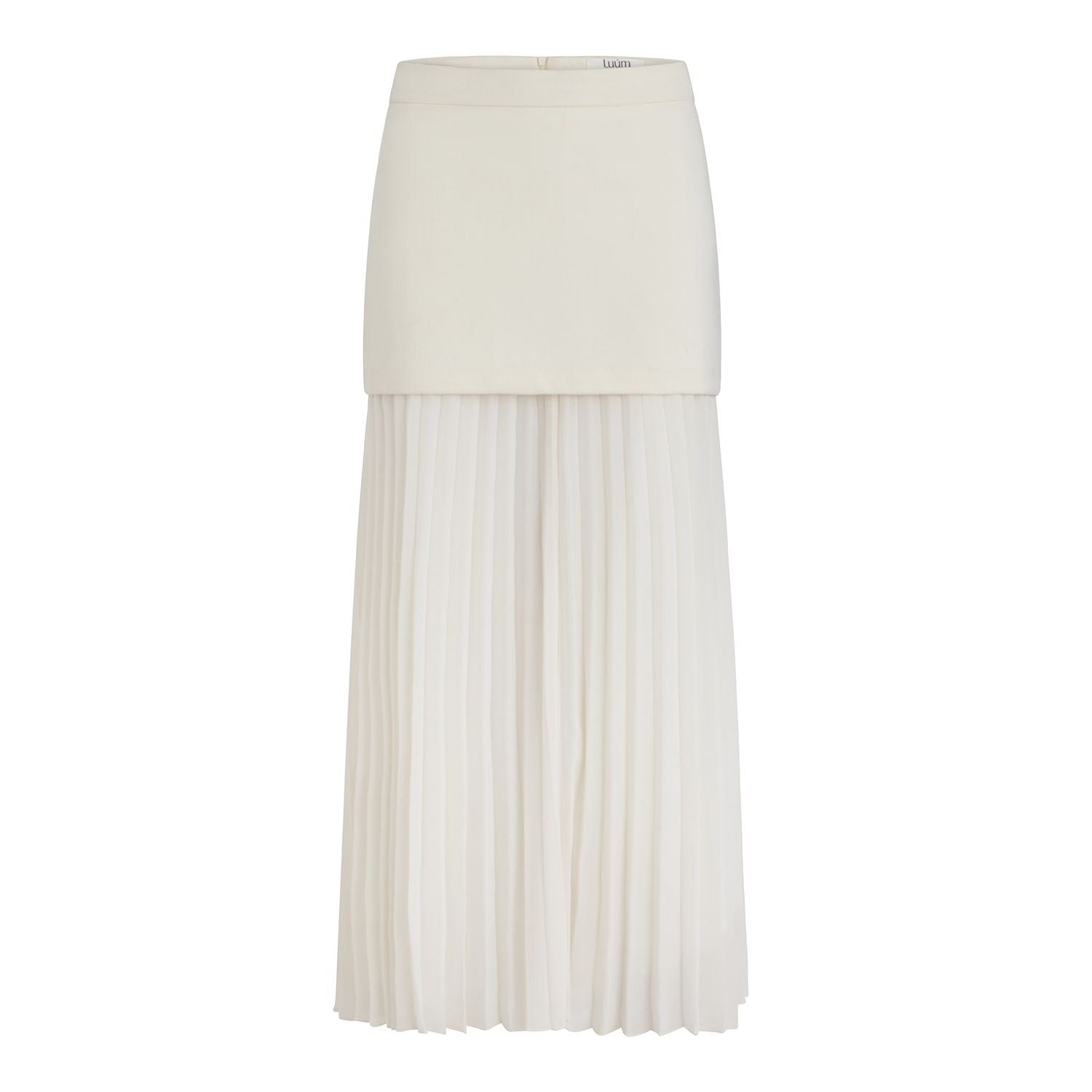 Luum Women's White Rose Skirt Ivory