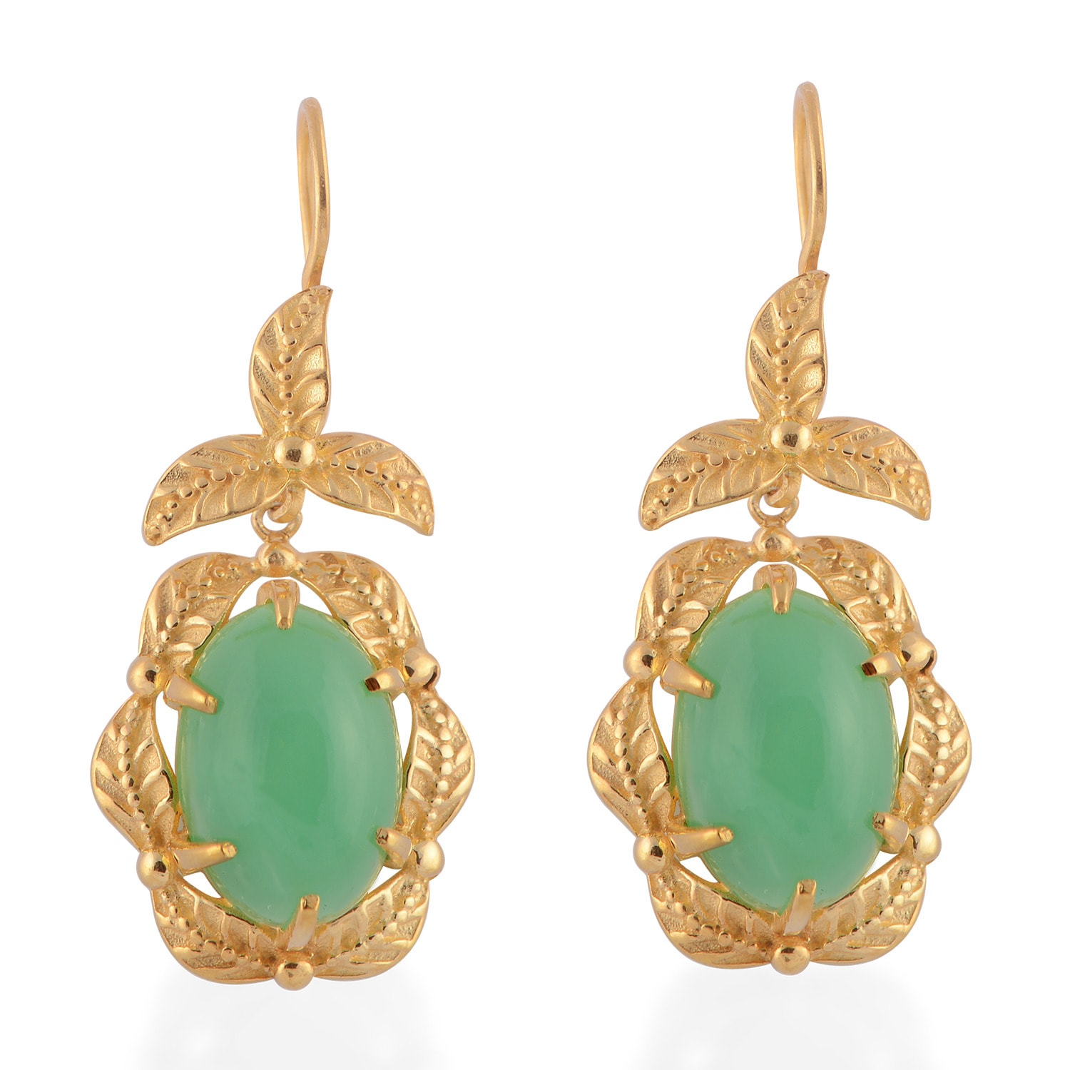 Women’s Green Tashi Chrysoprase Earrings Emma Chapman Jewels