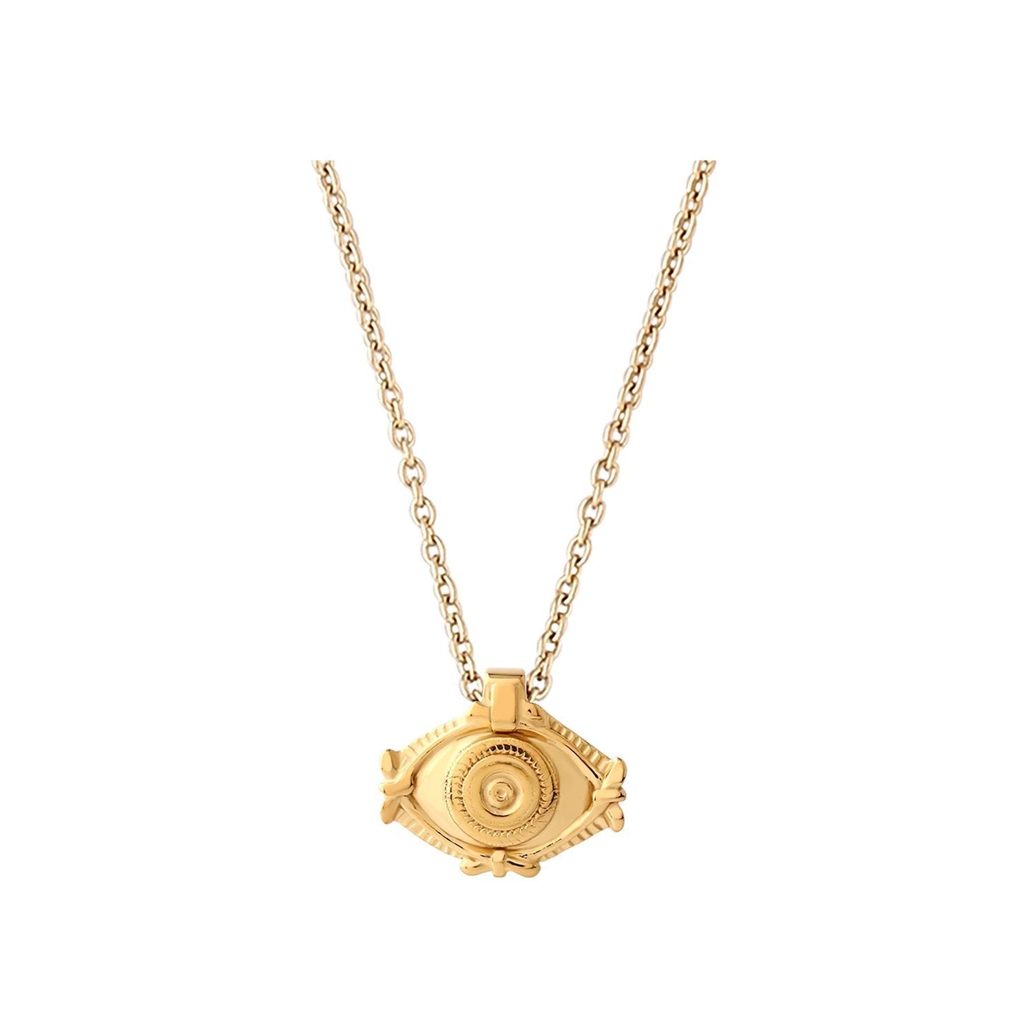 Women’s Protection Eye Charm Necklace Gold Astor & Orion