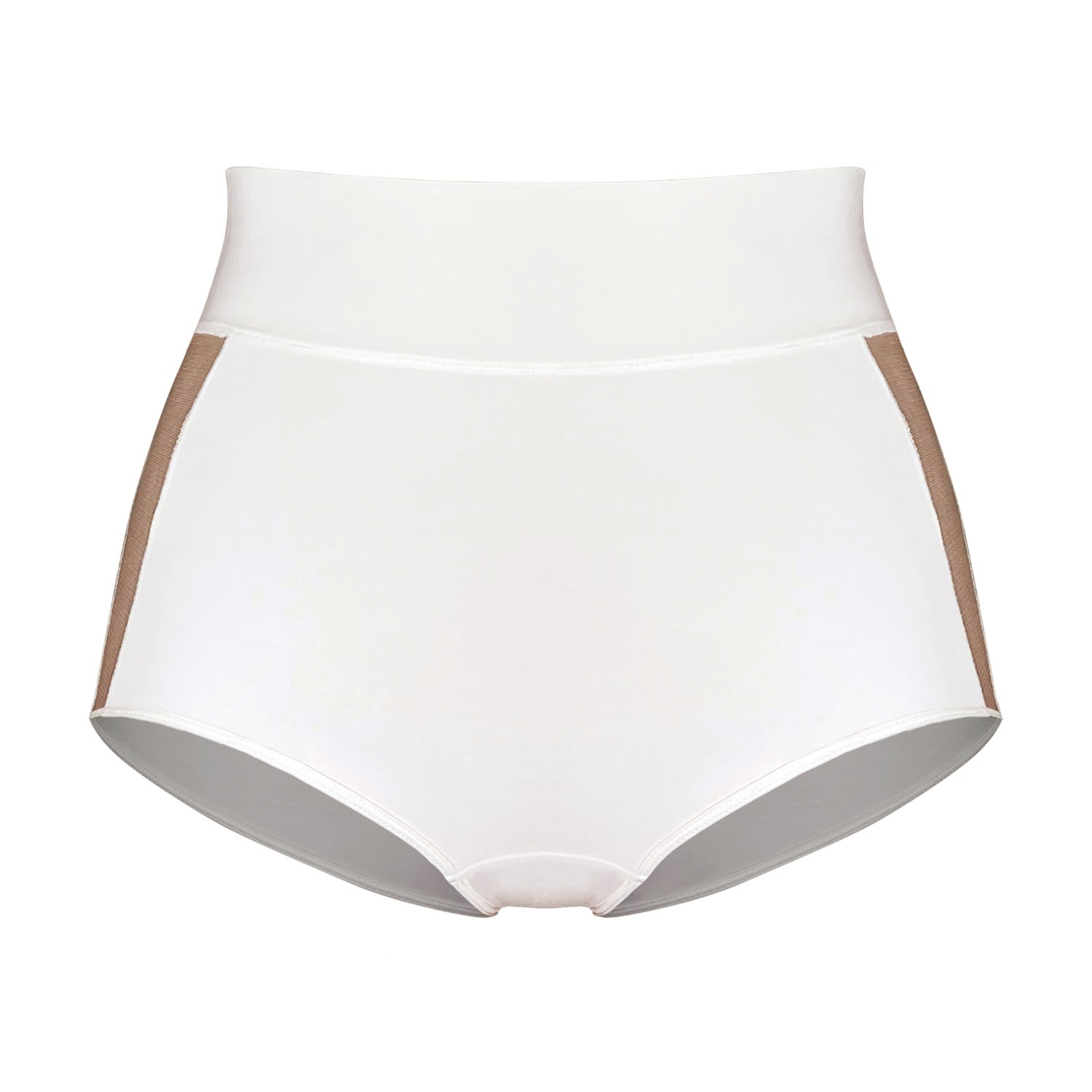 Women's White Core Shorty Crystal | Extra Large | Monique Morin Lingerie